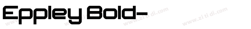 Eppley Bold字体转换